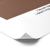 I Know That I Love You Poster (Hoek)