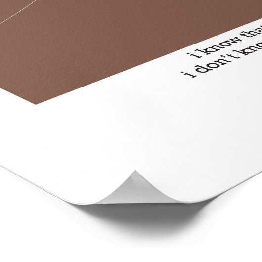 I Know That I Love You Poster (Hoek)