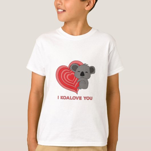 I Koalove You T-shirt (Voorkant)