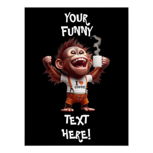 I ♥ Koffie Perfect Poster (Voorkant)