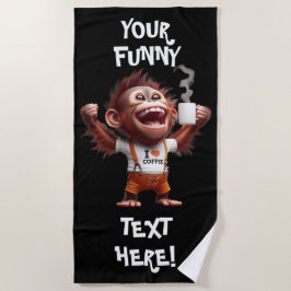 I ♥ Koffie Strandlaken