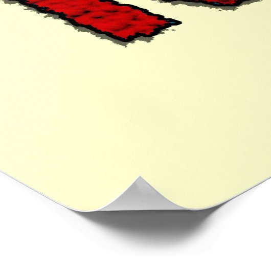 I Kroesje, afdruk Poster (Hoek)