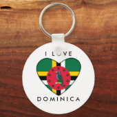 I L O V E, D O M I C A SLEUTELHANGER (Voorkant)