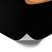 I Lava Puns Funny Geology Volcano Pun Dark BG Poster (Hoek)