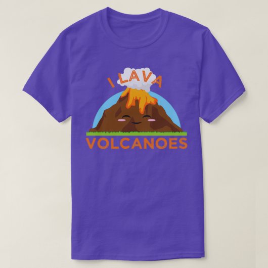 I Lava Volcanoes Geologists grafische mineralogie  T-shirt (Design voorkant)