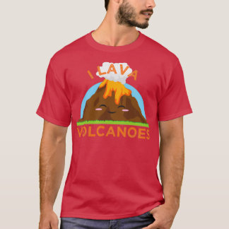 I Lava Volcanoes Geologists grafische mineralogie  T-shirt