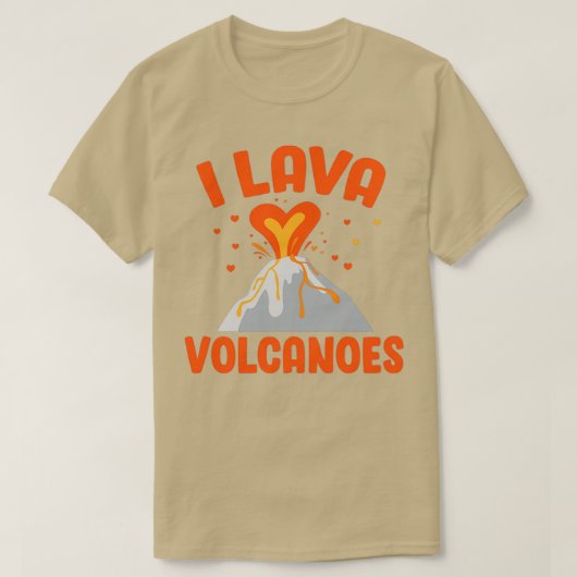 I Lava Volcanoes T-shirt (Design voorkant)