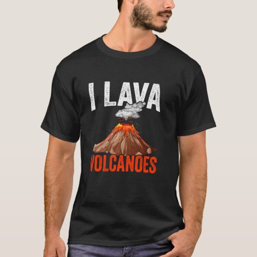 I Lava Vulkanen Geoloog Aarde Wetenschapper Geolog T-shirt (Voorkant)