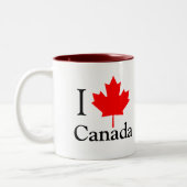 I Leaf Canada Tweekleurige Koffiemok (Links)