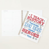 I Leer Geschiedenis Sociale studies Leerhelden Planner (Display)