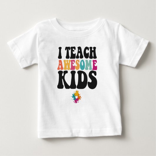 I Leer Geweldige Kinder Cute Autism Awareness Teac (Voorkant)