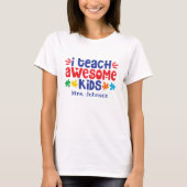I Leer Geweldige Kinderen | Personeelsdocent autis T-shirt (Voorkant)