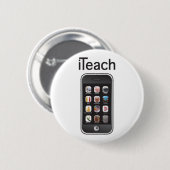 i leer knoop ronde button 5,7 cm (Voorkant /achterkant)