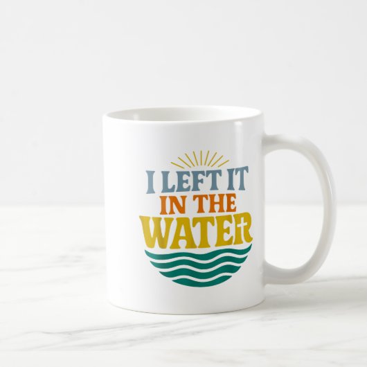 I Left It In The Water – Retro Baptism Faith  Koffiemok (Rechts)