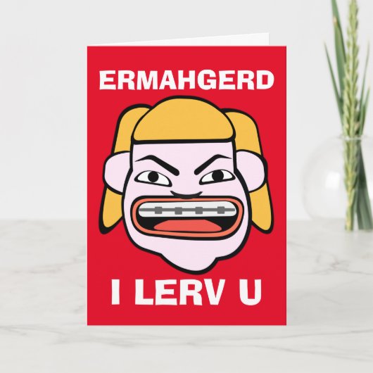 I Lerv U-Valentijnsdag Feestdagen Kaart (Voorkant)