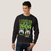 I Leveled Up To Dada Gamer   Video Games Grandpa Trui (Voorkant volledig)
