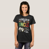 I Leveled Up To Uncle 2023 New Uncle Gamer Promote T-shirt (Voorkant volledig)