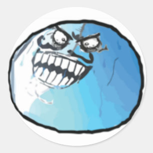 I Lied Comic Meme Ronde Sticker