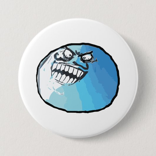 I Lied Rage Face Meme Ronde Button 7,6 Cm (Voorkant)