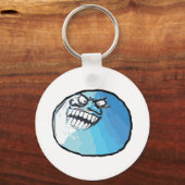 I Lied Rage Face Meme Sleutelhanger (Voorkant)