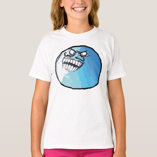 I Lied Rage Face Meme T-shirt (Voorkant)
