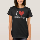 I ❤️ Liefde Psychologie voor Faculteit / Studenten T-shirt (Voorkant)