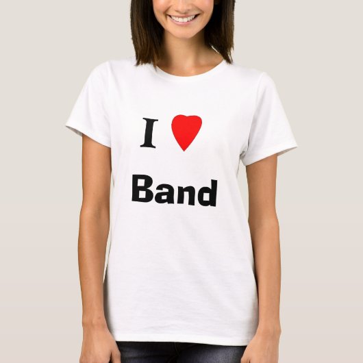 i-liefdesband t-shirt (Voorkant)