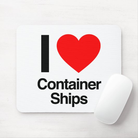 i - liefdescontainerschepen muismat (Met muis)