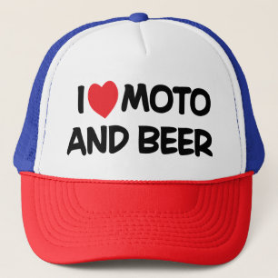 i LIEVE MOTO EN BEER Trucker Pet