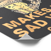 I Lift Weights Because It Makes The Sad Voices Go Poster (Hoek)