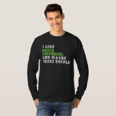 I Like Akita Shepherds And Maybe Three People  Aki T-shirt (Voorkant volledig)
