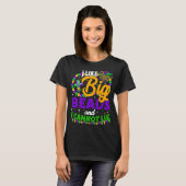 I Like Big Beads And I Can Not Lie Festival Mardi  T-shirt (Voorkant volledig)