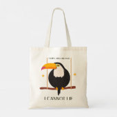 I like big beaks I cannot lie Toucan Tote Bag (Achterkant)