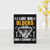 I Like Big Blocks And I Cannot Lie Kaart (Gele Bloem)