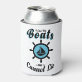 i like big boats and i cannot lie blikjeskoeler (Blikje Voorkant)