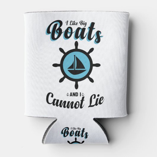 i like big boats and i cannot lie blikjeskoeler (Voorkant)