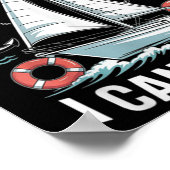 I Like Big Boats I Cannot Lie - Funny Sailing & Poster (Hoek)