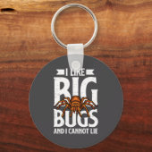 I Like Big Bugs And I Cannot Lie Funny Tarantula L Sleutelhanger (Voorkant)