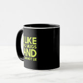 I like big mugs and I can not lie Mok (Voorkant links)