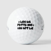 I Like Big Putts Golf Balls - Funny Golf Puns Golfballen (Voorkant)