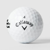 I Like Big Putts Golf Balls - Funny Golf Puns Golfballen (Logo)