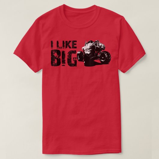 I like big trucks t-shirt (Design voorkant)