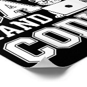 I Like Cats And Coding Programmer On Tech _-  Poster (Hoek)