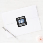 I like Cats and Drifting Gift Vierkante Sticker (Envelop)