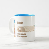 I Like Christmas and Maybe Tweekleurige Koffiemok (Voorkant links)