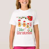 I like Christmas T-shirt (Voorkant)