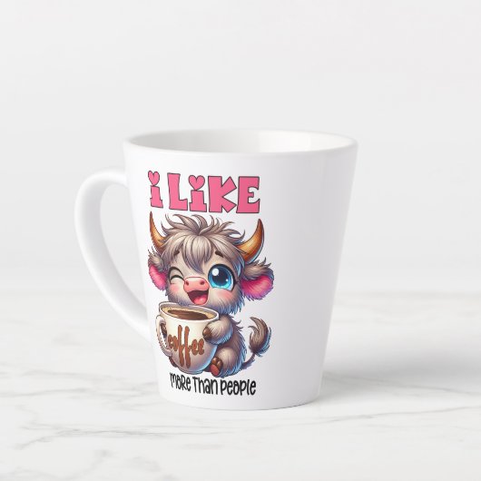 I Like Coffee More Than People  Latte Mok (Linkerhoek)