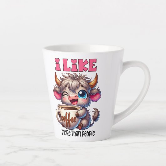 I Like Coffee More Than People Latte Mok (Rechts)