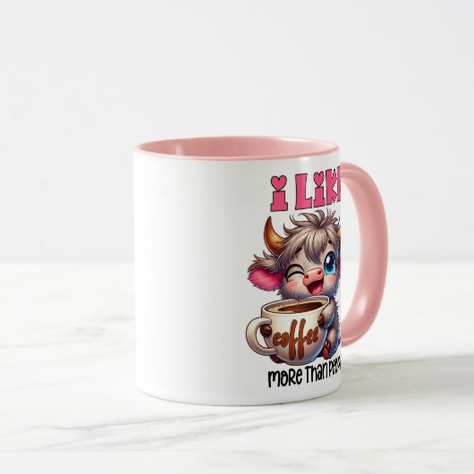 I Like Coffee More Than People  Mok (Voorkant rechts)