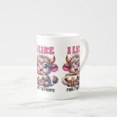 I Like Coffee More Than People Porselein Kop (Voorkant rechts)